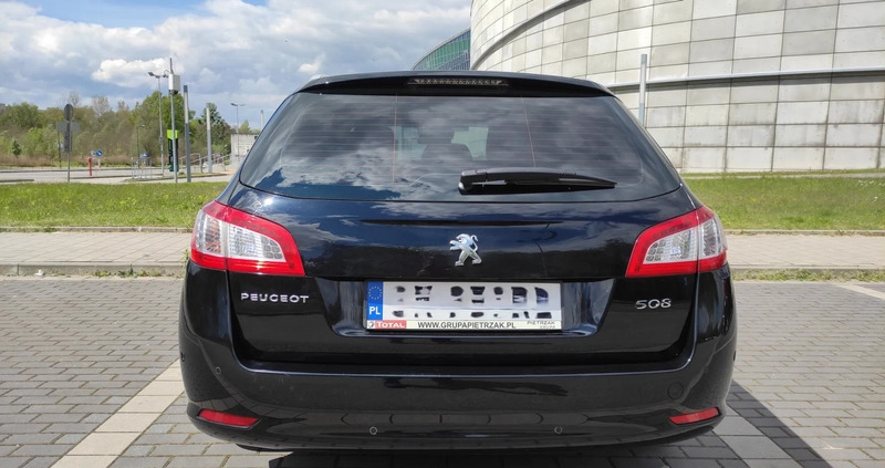 Peugeot 508 cena 54300 przebieg: 101100, rok produkcji 2017 z Katowice małe 106